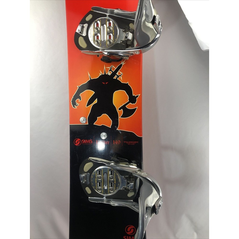 SIMS SNOWBOARDS/RAIDER/149/ FULLWOOD CORE H3 S SERIES RIDE BINDINGS.